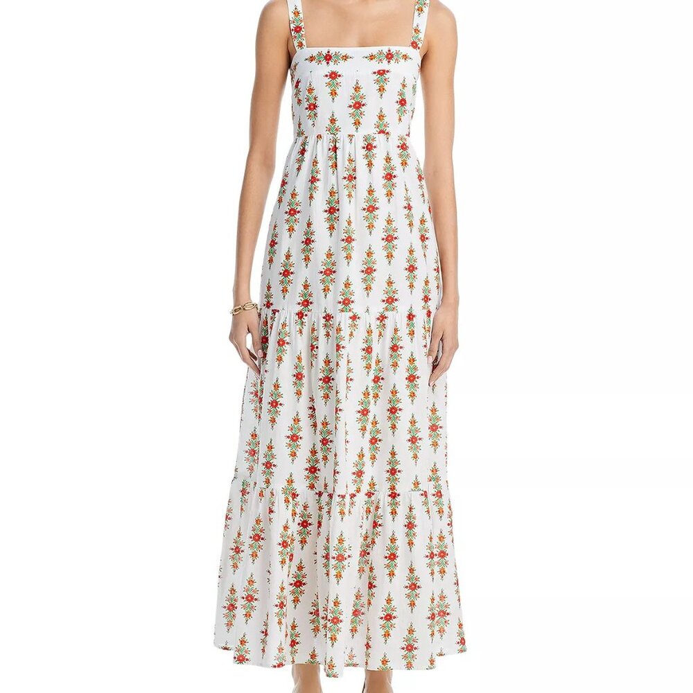 $298 NWT Banjanan Daniella Printed Maxi Dress size XS Summer
